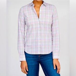 NWT UNTUCKit Chasseles Plaid Long Sleeve Button Down Shirt, Sizes 12 & 14 Reg